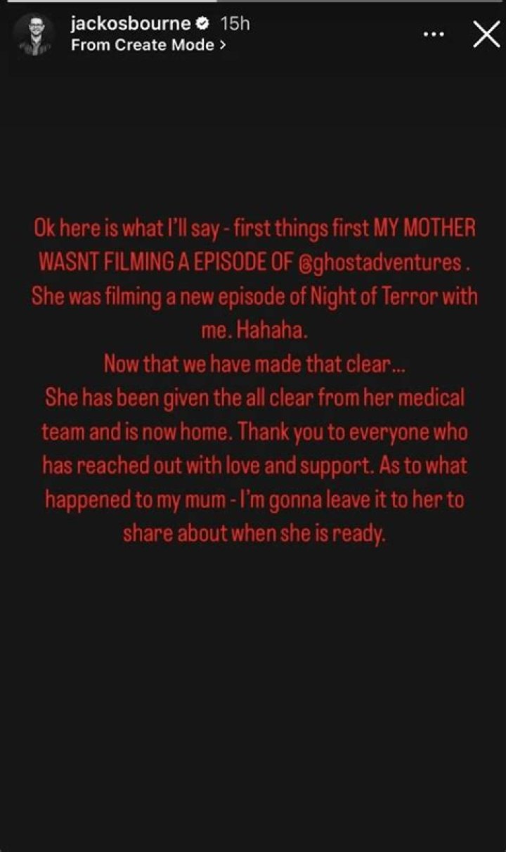 Sharon Osbourne Thanks Fans ‘For All The Love’ In First Message Since Being Rushed To Hospital