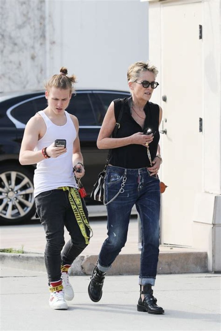 Sharon Stone Steps Out With Son Roan For Rare Outing — Pics – Hollywood Life