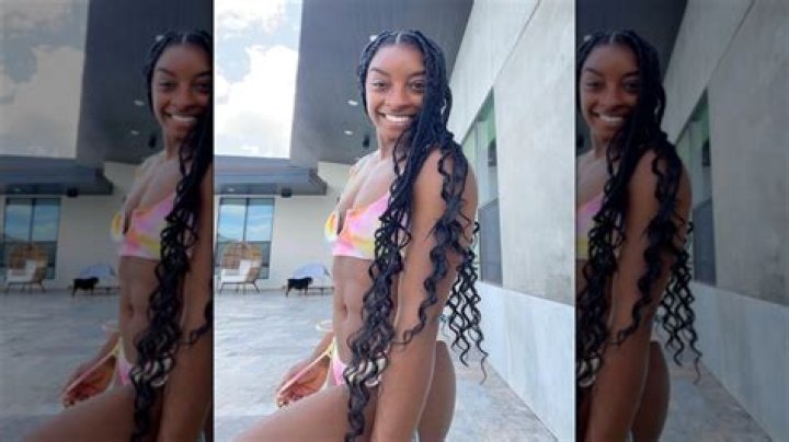 Simone Biles Rocks Tie-Dye Bikini After Winning Bronze At The Olympics – Hollywood Life