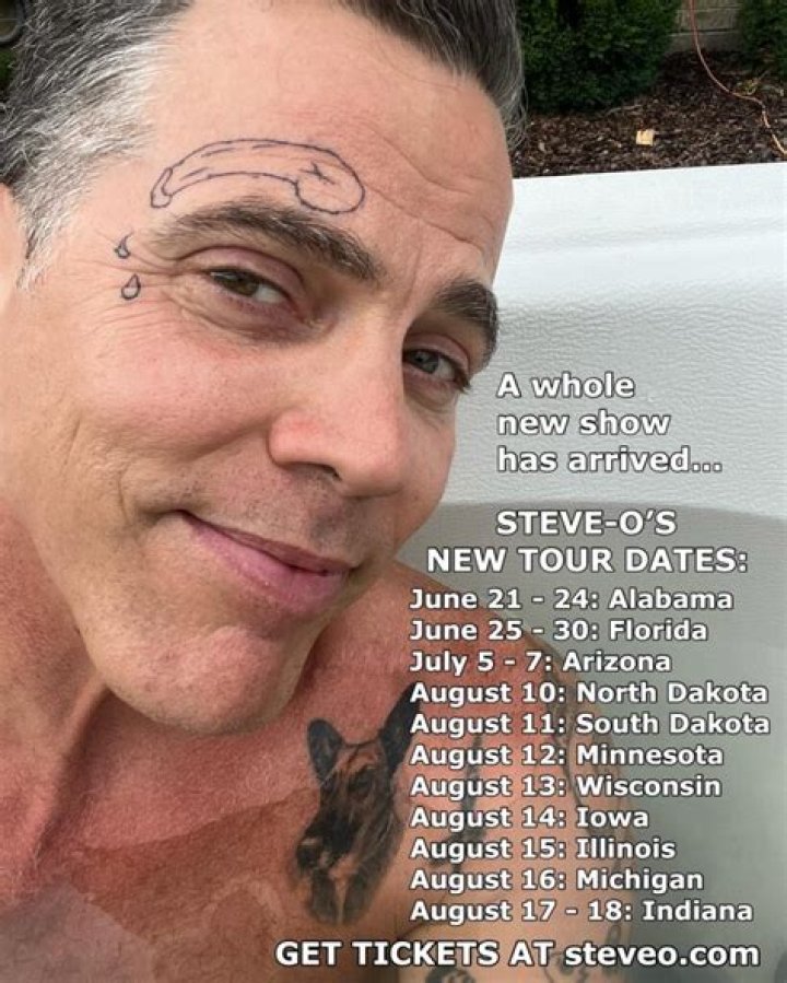 Steve-O Claims He’s Getting a Penis Face Tattoo From Post Malone for 50th Birthday