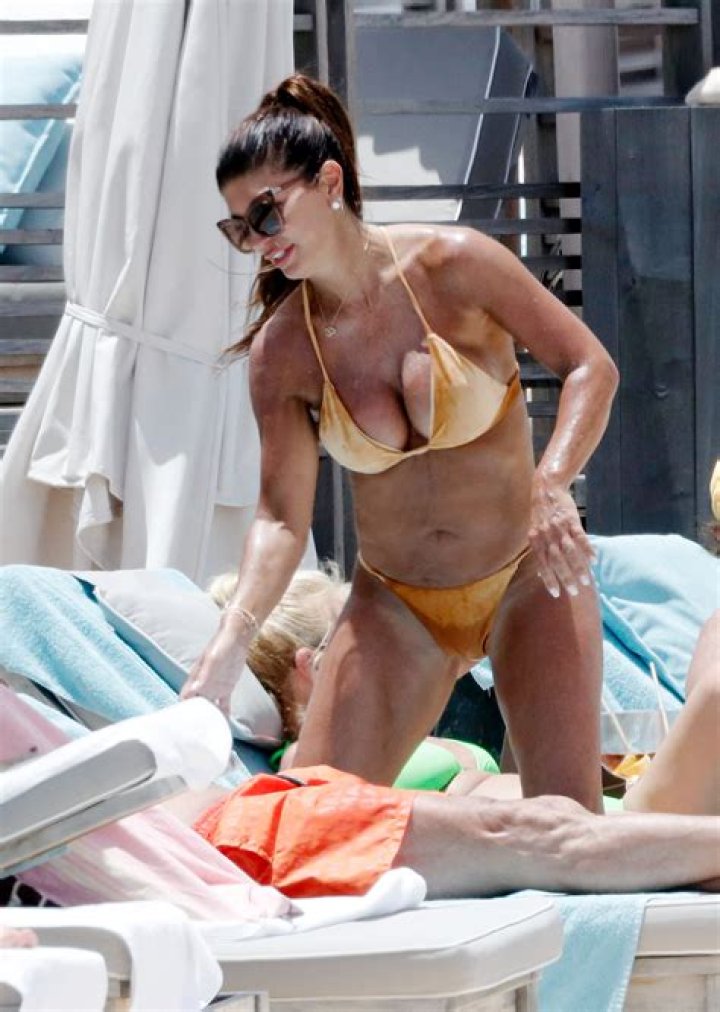 Teresa Giudice Sizzles in Shimmery White Bikini While in Miami: ‘Enjoying the Sun’