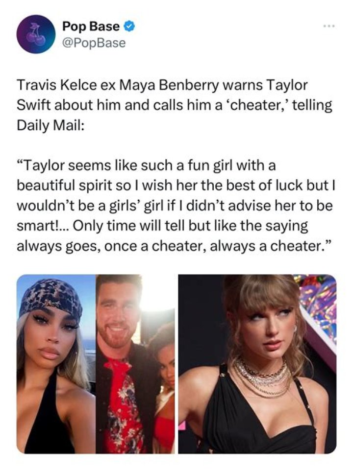Travis Kelce’s Ex Warns Taylor Swift in New Comments – Hollywood Life