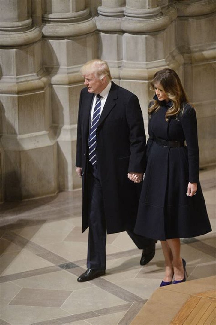 Trump’s Attend Prayer Service At The National Cathedral — PICS
