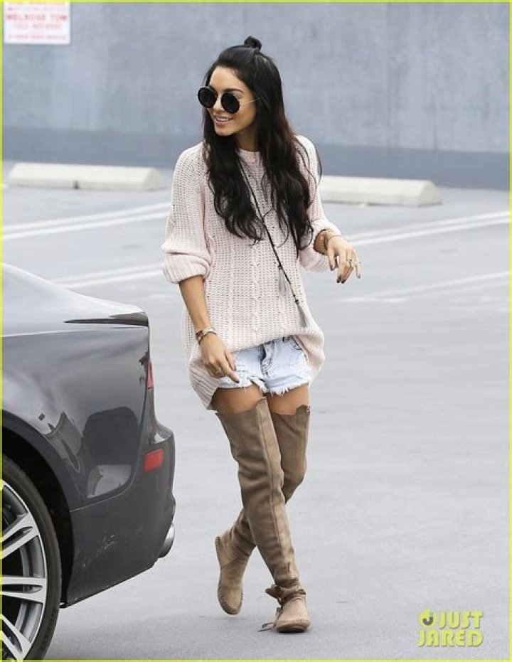 Vanessa Hudgens’ Boots & Shorts Combo — Try The Trend With Over-The-Knee Boots – Hollywood Life