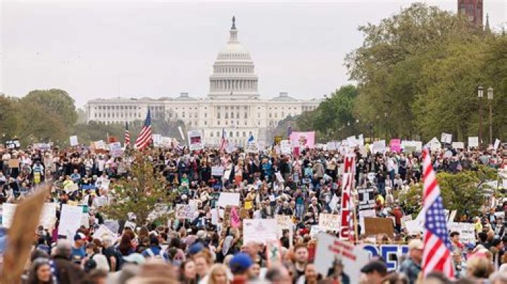 Washington DC Protest At The Capitol: Photos Of Rioters & Mob